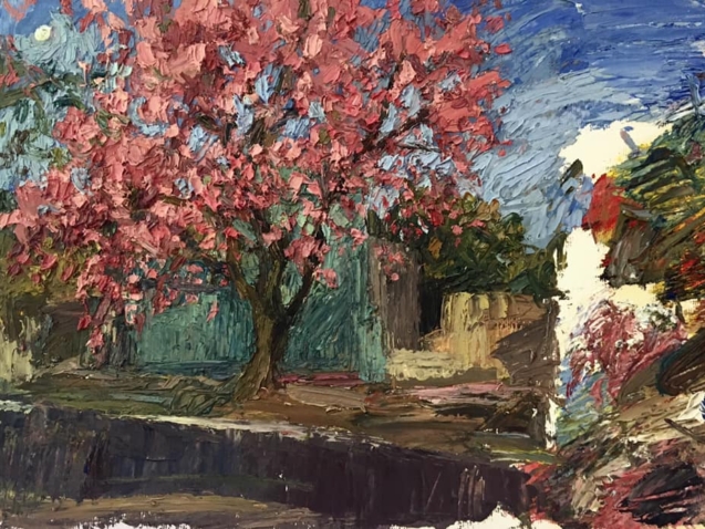 lapachos en Resistencia, av de los inmigrantes